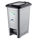 Yabidur 40 lt Hobby Life Eco Pedallı Slim Çöp Kovası