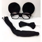 Yabidur Mickey Mouse Gözlüğü Papyonu Kuyruğu Seti