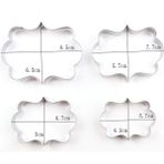 Yaci Shop 03 Dikdörtgen S Stili Sıcak Satış Kurabiye Kesici Seti Dıy Pasta Fondan Kalıp Paslanmaz Çelik Sugarcraft Kek Kalıbı Dekorasyon Çerçeve Kesiciler Gyh (Yurt Dışından) - Kurabiye kalıbı - Renkli