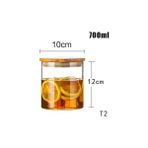 Yaci Shop 100-120MM Tarzı 1 Parça Mason Şeker Kavanoz Baharatlar Için Cam Şeffaf Konteyner Kapaklı Cam Kavanozlar Kurabiye Kavanozu Mutfak Kavanozları ve Kapakları Küçük Boy (Yurt Dışından) - gıda saklama şişeleri - Renkli