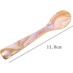 Yaci Shop 11-12CM Tarzı 1 Adet Doğal Coell Dondurma Kahve Kaşığı Havyar Kaşığı Sedef Deniz Kabukları Karıştırma Kaşığı Çay Kaşığı Mutfak Aracı (Yurt Dışından) - Renkli