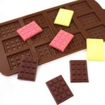 Yaci Shop 12 Çikolata Silikon Kalıp Fondan Pastane Şeker Kalıbı Kek Modu Dekorasyon Dıy Çikolata Kalıp Pişirme Aksesuarları (Yurt Dışından) - Kurabiye kalıbı - Renkli
