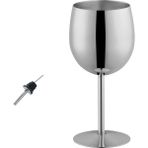 Yaci Shop 2 Adet Stili Karıştır 1-Tainless Çelik Likör Muslukları Şişe Dispenseri Şarap Şişesi Tıpası Kadehli Şampanya Bardağı Şarap Kokteyl Camı Bar Için (Yurt Dışından) - Renkli