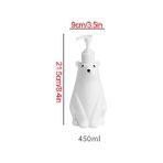 Yaci Shop 450 ml Tarzı Kutup Ayısı Banyo Sabunu Şişesi Duş Jeli Bulaşık Sabunu El Dezenfektanı Ayrı Şişeleme Büyük Kapasiteli Pres Şişesi (Yurt Dışından) - Renkli