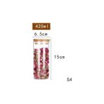 Yaci Shop 6.5X15CM S4 Stili 1 Parça Baharatlar Için Mason Şeker Kavanozu Cam Bambu Kapaklı Konteyner Cam Kavanoz Kapaklı Çerez Kavanozu Mutfak Kavanozları ve Kapakları (Yurt Dışından) - gıda saklama şişeleri - Renkli