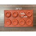 Yaci Shop 8-Çikolata Tarzı Silika Jel 15 Gum Whirlpool Hoff Model Donut Kurabiye Kek Bisküvi (Yurt Dışından) - Kurabiye Kalıbı - Beyaz