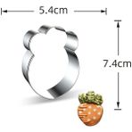 Yaci Shop A-13 Stili Meyve Çerez Kesici Kalıp Paslanmaz Çelik Muz Çilek Elma Bisküvi Kalıbı Fondan Kek Pirinç Topu Kalıp Pişirme Mutfak Gereçleri (Yurt Dışından) - Kurabiye Kalıbı - Beyaz