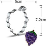 Yaci Shop A-25 Stili Meyve Çerez Kesici Kalıp Paslanmaz Çelik Muz Çilek Elma Bisküvi Kalıbı Fondan Kek Pirinç Topu Kalıp Pişirme Mutfak Gereçleri (Yurt Dışından) - Kurabiye Kalıbı - Beyaz