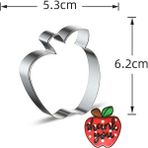 Yaci Shop A-28 Stili Meyve Çerez Kesici Kalıp Paslanmaz Çelik Muz Çilek Elma Bisküvi Kalıbı Fondan Kek Pirinç Topu Kalıp Pişirme Mutfak Gereçleri (Yurt Dışından) - Kurabiye Kalıbı - Beyaz