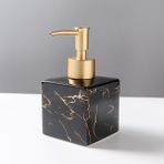 Yaci Shop B-280ML Stili Hafif Lüks Mermer Seramik Manuel Sabunluk Losyon Şampuan Şişesi Aromaterapi Şişesi Banyo Dekorasyon Aksesuarları (Yurt Dışından) - Renkli - 1
