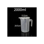 Yaci Shop Çikolata Tarzı Akrilik Plastik Dereceli Ölçme Kabı Sıvı Konteyner Epoksi Relicone Yapma Aracı Şeffaf Karıştırma Kabı Ölçüm Kaşığı (Yurt Dışından)
