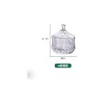 Yaci Shop E-1 Adet Tarzı Kristal Cam Şekerlik Yaratıcı Oturma Odası Şeker Kavanoz Kurutulmuş Meyve Tabağı Şekerlik Meyve Kapaklı Kase Meyve Kupası Mücevher Kutusu (Yurt Dışından) - gıda saklama şişeleri - Renkli