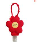 Yaci Shop E Tarzı Yeni Taşınabilir 30ML Sevimli Silikon Mini El Dezenfektanı El Jeli Tutucu Güvenli Jel Tutucu Seyahat Şampuan Sabunluk Şişesi (Yurt Dışından) - Renkli - 1
