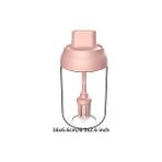 Yaci Shop F Pembe 2 Stili Cam Entegre Baharat Şişeleri Kavanozlar Baharat Kaşığı Yağ Fırçası Bal Çubuğu Kapak Mühür Sosu Mutfak Saklama Kutuları Organizasyon Ürünleri (Yurt Dışından) - gıda saklama şişeleri - Renkli