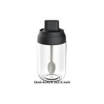 Yaci Shop F Siyah 1 Stili Cam Entegre Baharat Şişeleri Kavanozlar Baharat Kaşığı Yağ Fırçası Bal Çubuğu Kapak Mühür Sosu Mutfak Saklama Kutuları Organizasyon Ürünleri (Yurt Dışından) - gıda saklama şişeleri - Renkli