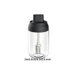 Yaci Shop F Siyah 2 Stili Cam Entegre Baharat Şişeleri Kavanozlar Baharat Kaşığı Yağ Fırçası Bal Çubuğu Kapak Mühür Sosu Mutfak Saklama Kutuları Organizasyon Ürünleri (Yurt Dışından) - gıda saklama şişeleri - Renkli