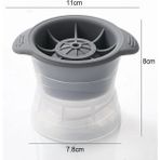 Yaci Shop Gri Tarzı O 6cm Sıcak Satış Viski Yuvarlak Buz Hokeyi Kalıp Silikon Küresel Buz Küpü Hokey Makinesi Buz Kutusu Hızlı Dondurucu Buz Kalıp Mutfak Aletleri (Yurt Dışından)