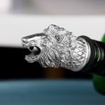 Yaci Shop Gümüş Aslan Stili Şarap Için Dağıtıcı Jagermeister Çinko Alaşım Geyik Elk Aslan Kafası Ağız Şarap Dökücü Şarap Sıkacağı Gümüş Dökücüler Bar Aksesuarları (Yurt Dışından) - Renkli