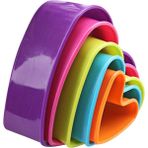 Yaci Shop Kalp Tarzı Et Mutfak Kurabiye Kesici Insanlar Şekilli Plastik Kalıp Sugarcraft Kek Kurabiye Pasta Pişirme Çerçevesi Kalıp Süsleme Aracı (Yurt Dışından) - Kurabiye kalıbı - Renkli