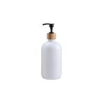 Yaci Shop Kumral Stili 500 ml Mat Siyah Bulaşık Sabunu El Sabunu Şişesi Mutfak Sabunluk Bambu Ahşap Pompa Doldurulabilir Şişe Banyo Aksesuarları (Yurt Dışından) - Renkli