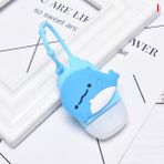 Yaci Shop Mavi Stil 30ML Sevimli Hayvanlar Gıda Ayak Izi Taşınabilir Dezenfektan Tek Kullanımlık Ayrılabilir Kapak Silikon Güvenli Jel El Tutucu Seyahat (Yurt Dışından) - Renkli - 1