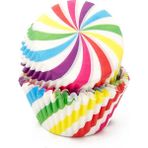 Yaci Shop No.2 Tarzı Muffin Cupcake Kağıt Bardaklar Cupcake Liner Pişirme Muffin Box Cup Case Parti Tepsi Kek Dekorasyon Araçları Doğum Günü Partisi Dekoru (Yurt Dışından) - kek standı - Renkli