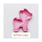 Yaci Shop No.3 Tarzı Sevimli Orman Hayvan Çerez Kesici Sincap Baykuş Yaprağı Bisküvi Fondan Kalıp Çerez Pişirme Kalıbı 3D Plastik Pres Bisküvi Kalıbı Hediye (Yurt Dışından) - Kurabiye Kalıbı - Beyaz