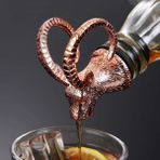 Yaci Shop No.6 Tarzı Çinko Alaşım Canavar Kafa Şarap Dökücü Sanat Şarap Şişesi Tıpası Şarap Havalandırıcı Barmen Ekipmanları Yağ Emzik Hediye Mutfak Aksesuarları (Yurt Dışından) - Renkli