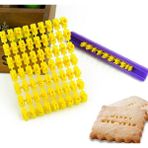 Yaci Shop Sayı ve Harf Stili Pişirme Pasta Kalıp Mektup Fondan Çerez Kesici Üst Küçük Harf Alfabe ve Umber Kek Dekorasyon Araçları Zxh (Yurt Dışından) - Kurabiye Kalıbı - Beyaz