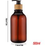 Yaci Shop Şişe-D-Br Tarzı ml Doldurulabilir Sabunluk Şişe Etiketleri ile Banyo Duş Losyonu Şampuan Pompası Şişe Mutfak El Sabunu Kabı (Yurt Dışından) - Renkli