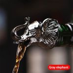 Yaci Shop Siyah Fil Stili Şarap Için Dağıtıcı Jagermeister Çinko Alaşım Geyik Elk Aslan Kafası Ağız Şarap Dökücü Şarap Sıkacağı Gümüş Dökücüler Bar Aksesuarları (Yurt Dışından) - Renkli