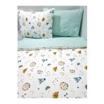 Yada Baby %100 Pamuk Poplin Kumaş Bebek & Yenidoğan 4 Parça Nevresim Takımı 70 X 120 Cm