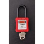 Yadex YD-G11 38 mm Plastik Çene Emniyetli Asma Kilit Kırmızı