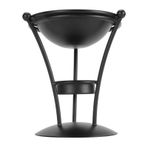 Yağ Brülör, Çay Işık Balmumu Eriyik Sıcak Koku Sıcak Koku Sıcak Koku Aromaterapi Balmumu Mum Tart Burner Isıtıcı Difüzör Demir 100ml Lamba Sobası Ev Yatak Odası Dekor (4 bacak) (3 bacak)