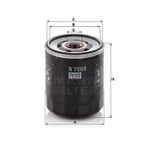 YAG FILTRESI OPEL CORSA F 1,2 BERLINGO C4 C5 PARTNER JUMPY DUCATO P206 P306 P307 P407 1.4 / 1.6 / 1.8 / 1.9D / 2.0 C-ELYSEE-301 1.2 EURO6 MANN-W7058
