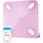Yağ Ölçer Fonksiyonlu Baskül Akıllı Bluetooth Tartı - Uygulama ile Kontrol ( 30X30 cm ) - Altın