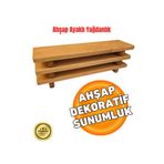 Yağdanlık, Sabunluk, Sunumluk Çok Amaçlı Ahşap Mutfak Ve Banyo Organizatör Dekoratif (HAM AĞAÇ) BRK-AHSAP-01