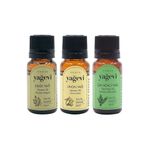 Yağevi %100 Saf Kekik Yağı 10ml + Limon Yağı 10ml + Çay Ağacı Yağı 10ml 3'lü Uçucu Yağ Seti Orta Boy