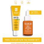 Yağlı & Akneye Eğilimli Ciltler Için Set | Oil Control SPF50+ Güneş Kremi & Acno-C Cilt Serumu