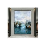 Yağlı Boya Tablo %100 El Yapımı 69cmx85cm Deniz - Gemi