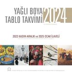 Yagli Boya Tablo Takvimi 2024 Duvar Takvimi