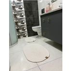 Yağlıoğlu Tekstil Küçük Boy Petek Hasır Pamuklu İkili Banyo Halısı