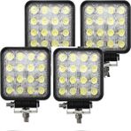 Yağmur 16 LED 'li Off Road Çalışma ve Sis Lambası 48WATT 12 24 Volt 4'lü