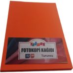 Yağmur A4 Renkli Fotokopi Kağıdı Fosforlu Turuncu 100'LÜ Paket