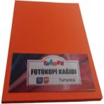 Yağmur A4 Renkli Fotokopi Kağıdı Turuncu 100’LÜ Paket