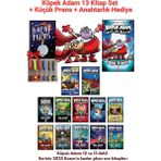 Yağmur Çocuk Köpek Adam Serisi 13 Kitap Tam Set (Kasım 2025 Tüm Seri) ve Küçük Prens + 1 Anahtarlık
