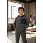 Yağmur Giyim Hayalimkids 2ip Kapşonlu Erkek Çocuk Eşofman Takımı 11-14 Yaş 14264 - Füme - 12 Yaş