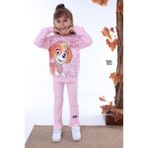 Yağmur Giyim Pjk2i Paw Petrol Desenli Pembe Fitilli Taytlı 2 Ip %100 Pamuk Kız Çocuk Takımı 3-10 Yaş 7263-P - 5 - 6 Yaş