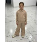 Yağmur Giyim Taskids2i Move It Yazılı 2 Ip Kumaş %100 Pamuk Kız Çocuk Eşofman Takımı 6-13 Yaş 31369 - Bej - 12 Yaş