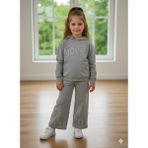 Yağmur Giyim Taskids2i Move It Yazılı 2 Ip Kumaş %100 Pamuk Kız Çocuk Eşofman Takımı 6-13 Yaş 31369 - Gri - 12 Yaş